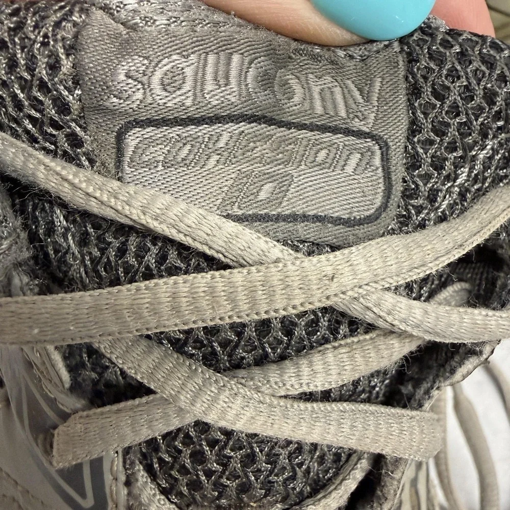 Saucony Cohesion 10 Shoes Mens Size‎ 10.5W Gray Running Mesh Sneakers S25343-1
